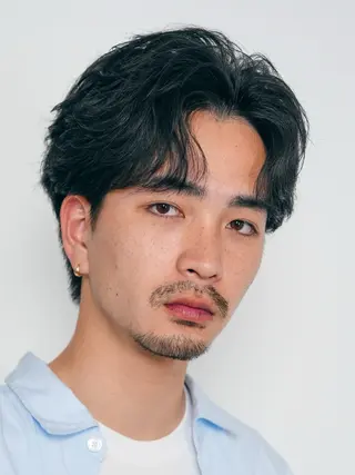 パーマ メンズ 原宿 フェザーパーマ fifth イノウエのヘアスタイル