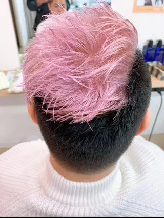 カラー メンズ カラー＆ブリーチ特化 ジェミニ メンズ瀬田のヘアスタイル