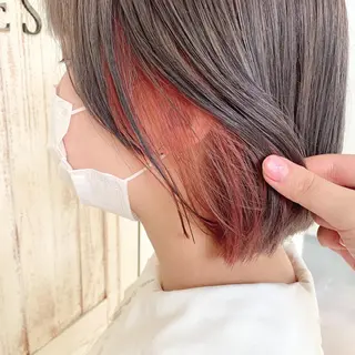 ミディアム カラー JYUNESU表参道所属・韓国ヘア🇰🇷🎀 透明感カラーのヘアスタイル