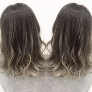 ミディアム ricca♪ 反町のヘアスタイル