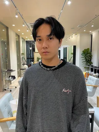 メンズ amber池袋所属・美髪矯正・ブリーチ 矯正🫧秋元ゆたかのヘアスタイル