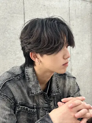 メンズ 池袋/韓国メンズヘア ❤️💙軸丸みうのヘアスタイル