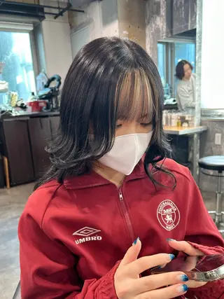 セミロング IS所属・横浜美容室/透明感 カラー/レイヤーのヘアスタイル