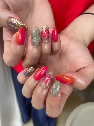 ネイル revia所属・ERI Nailistのネイルデザイン