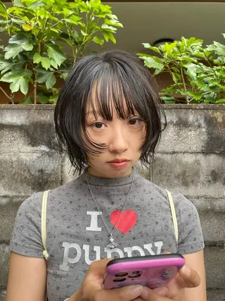 ショート Agu  hair rupia 金沢店所属・金沢美容室/ 艶髪/夜営業/JINのヘアスタイル