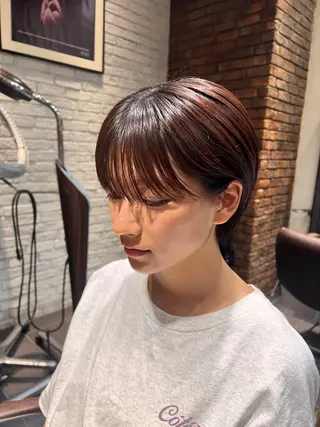 ショート MINX中村 公亮/デザインパーマのヘアスタイル