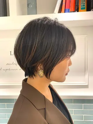 ショート 髪質改善レイヤー/ ボブたんの翔太のヘアスタイル