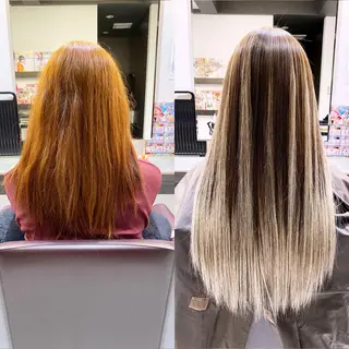 ロング カラコレ難波所属・カラコレ難波 sakamotoのヘアスタイル