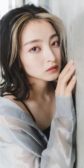 ミディアム カラー ボブ/透明感カラー 🇰🇷Ryotaのヘアスタイル