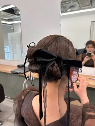 ヘアアレンジ ️透明感/アレンジ/ 🎀こゆき🎀のヘアスタイル