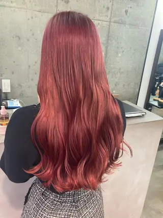 ロング カラー ✨最安値✨エクステ カラー🌼つきな🌼のヘアスタイル