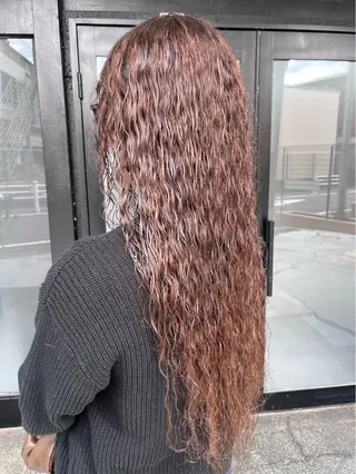 パーマ ハイトーン/韓国風/ 艶髪/吉祥寺のヘアスタイル