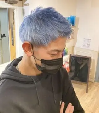 アイブロウ men'sカットの 神様　Sky原宿のヘアスタイル