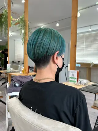 ショート ツヤカラー🤍 ARISAのヘアスタイル