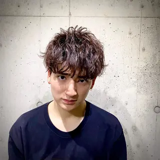 カラー パーマ メンズ メンズブリーチカラー /パーマ ごーた立川のヘアスタイル