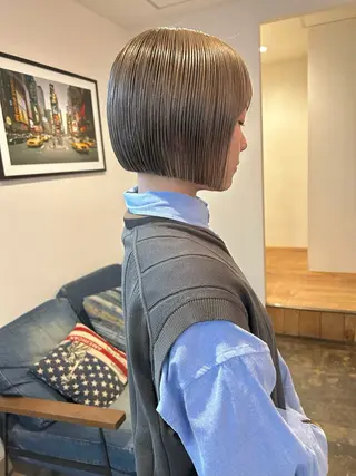 ショート カラー 西原 大智のヘアスタイル