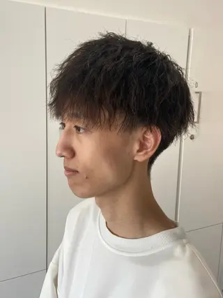 パーマ メンズ 福田 文太のヘアスタイル