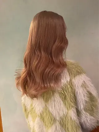 セミロング カラー Kurt by deco所属・hana /ハイトーンカラーのヘアスタイル