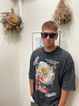 カラー メンズ 木村 拓美のヘアスタイル