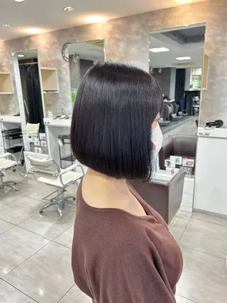 ショート 縮毛矯正✖髪質改善 仁木伸明のヘアスタイル