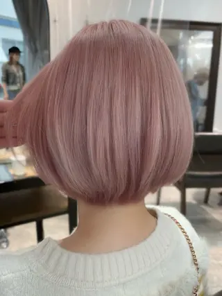 ショート カラー Lani5710所属・🎀ハイトーン・艶 カラー HANA🎀のヘアスタイル