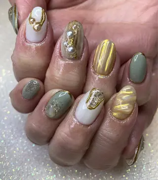 ネイル among アマン所属・lecoa_ kana／amongのネイルデザイン