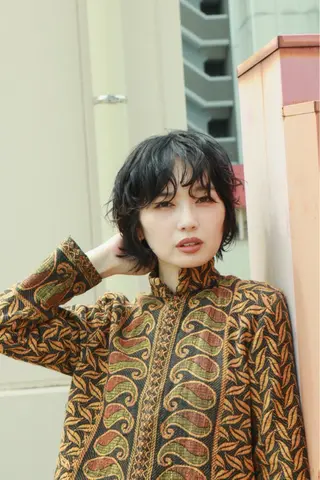 ショート カラー パーマ ooit所属・ooit 【オーイット】のヘアスタイル