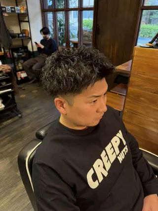 メンズ 早稲田/メンズ専門 /フェード/葛西裕季のヘアスタイル