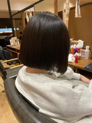 ミディアム 暖色系カラー まおのヘアスタイル