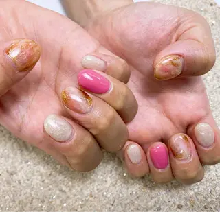 ネイル ⭐︎休業中の練習⭐︎ JNA認定講師髙橋のネイルデザイン