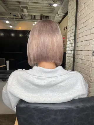 ミディアム カラー ヘアアレンジ 銀座terrace所属・🫧透明感／艶カラー 🫧Ryuseiのヘアスタイル