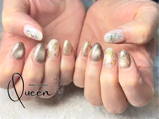 ネイル Queennail 北堀江AYAのネイルデザイン