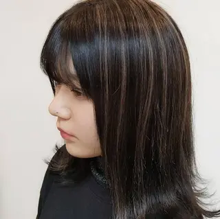 カラー ミディアム 後藤 千絵のヘアスタイル