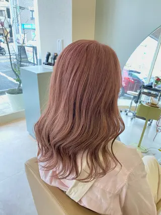 セミロング 🫧ペール系カラー /デザイン秀喜🫧のヘアスタイル