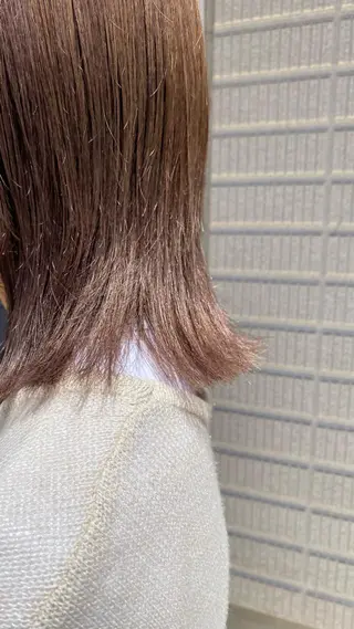 ミディアム カラー sol Amiのヘアスタイル
