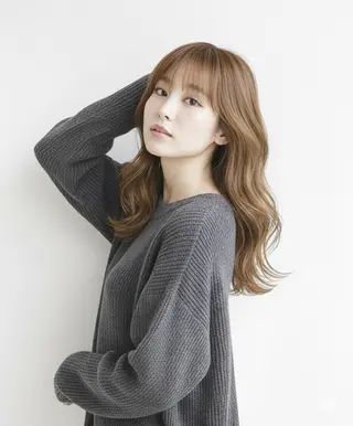 ロング カラー SALOWIN(サロウィン)広島並木通り所属・田村和範/似合わせ カラー/縮毛矯正のヘアスタイル