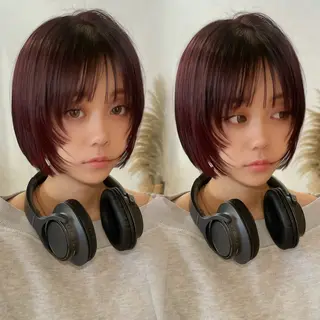 ショート INCE HAIR京都四条大宮所属・似合わせカット/ 顔周りカット/まりなのヘアスタイル