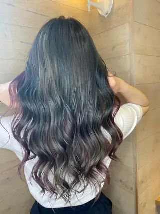 ロング カラー 髪質改善×矯正🫧 韓国ヘアasamiのヘアスタイル