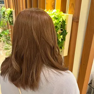 ミディアム 髪質改善カラー 貝本 遥那 🧸⸝⋆*のヘアスタイル