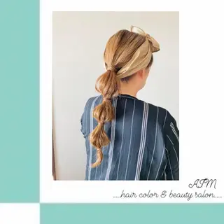 ロング カラー パーマ ヘアアレンジ AIM所属・髪質改善✧︎カラー 💎AIM【アイム】のヘアスタイル