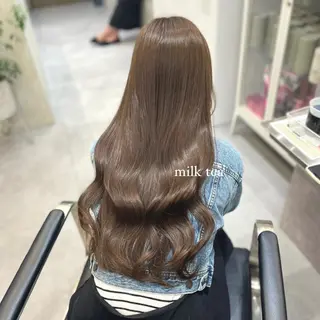 ロング Mirai/ 艶カラー/暖色カラーのヘアスタイル