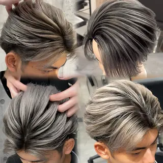 ショート カラー CHROMAN by become所属・RYUKI/ 複雑履歴ハイトーンのヘアスタイル