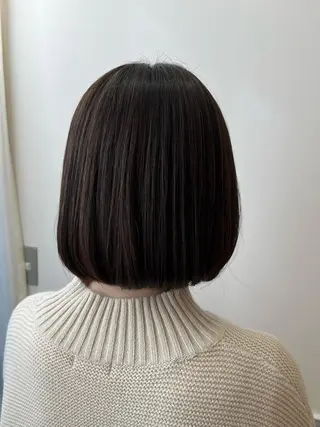 ミディアム 縮毛矯正/酸性 おかにわみりのヘアスタイル