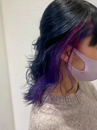 ミディアム カラー 💎大人ハイライト 💎上杉一也💎のヘアスタイル