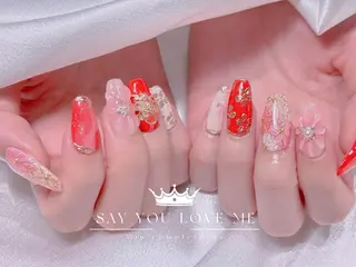 ネイル 長さだし専門店 M2 rikaのネイルデザイン