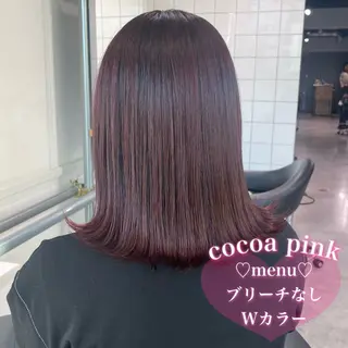 セミロング 盛れる暖色🎀ガーリ ーヘア🎀きっかのヘアスタイル