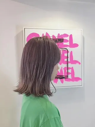 ミディアム カラー MIZUHO / ダブルカラー髪質改善のヘアスタイル