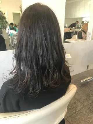 セミロング 大森 有紗のヘアスタイル