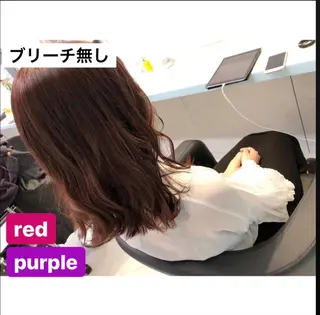 ミディアム ♡透け感カラー 大賀哲平♡のヘアスタイル