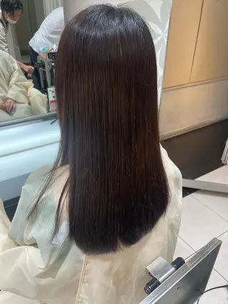 ロング 髪質改善カラー 清利あやなのヘアスタイル